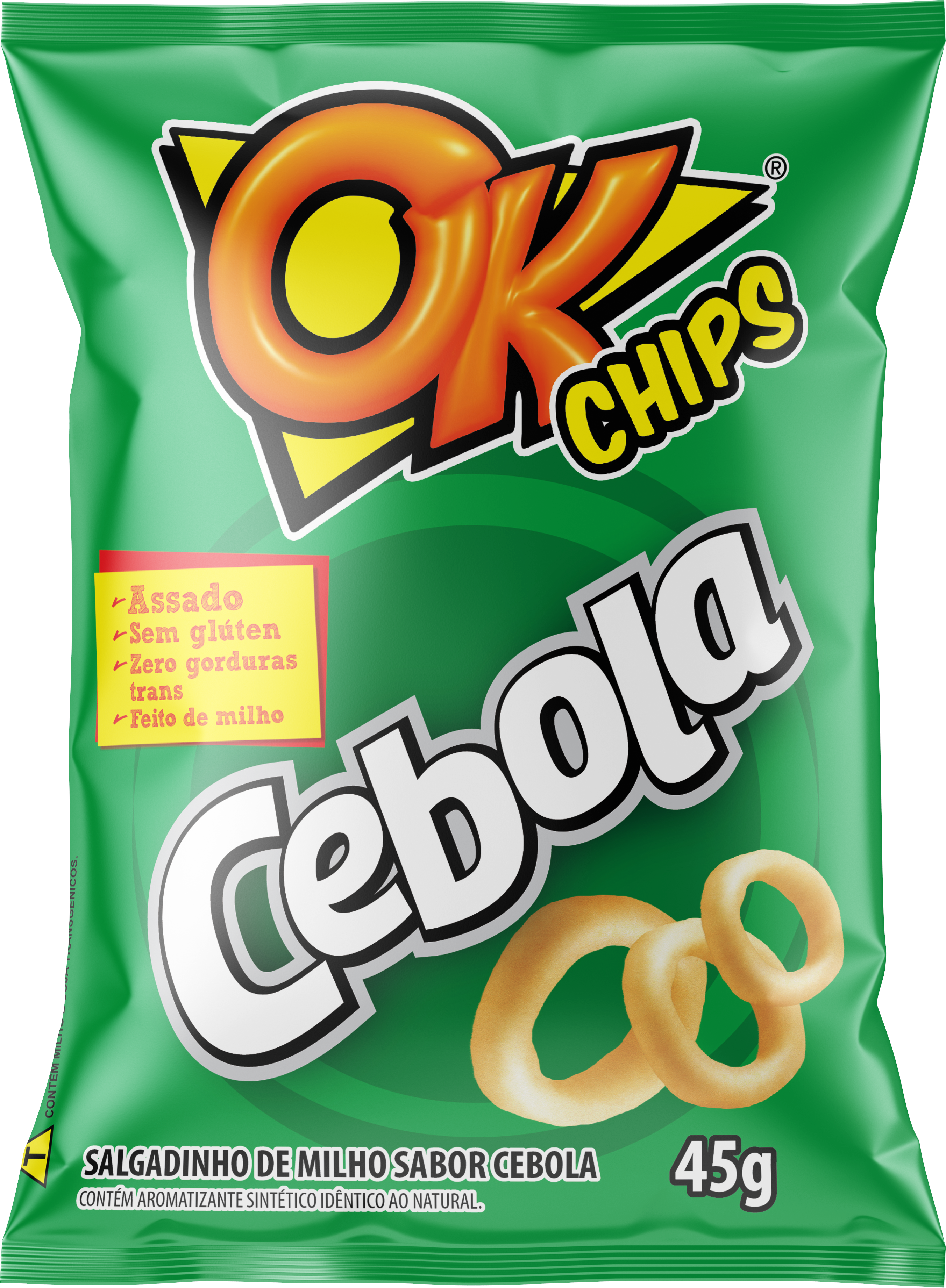 OK Chips Cebola 45g