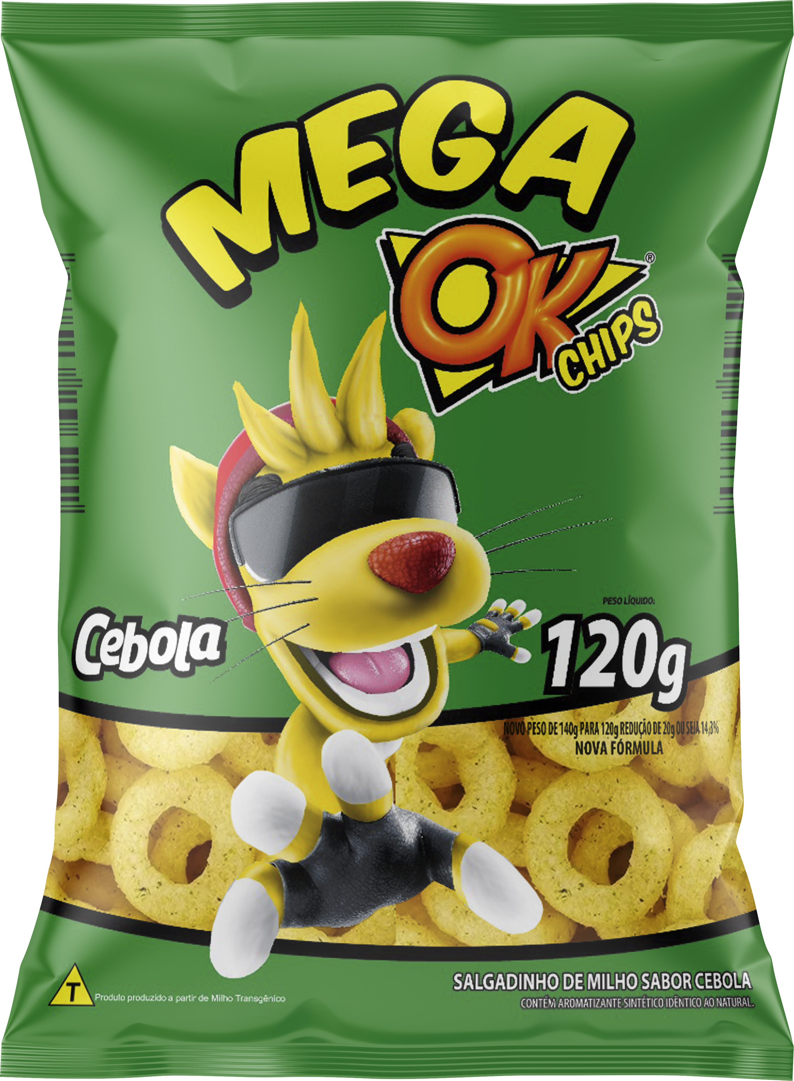 OK Chips Cebola Mega 120g