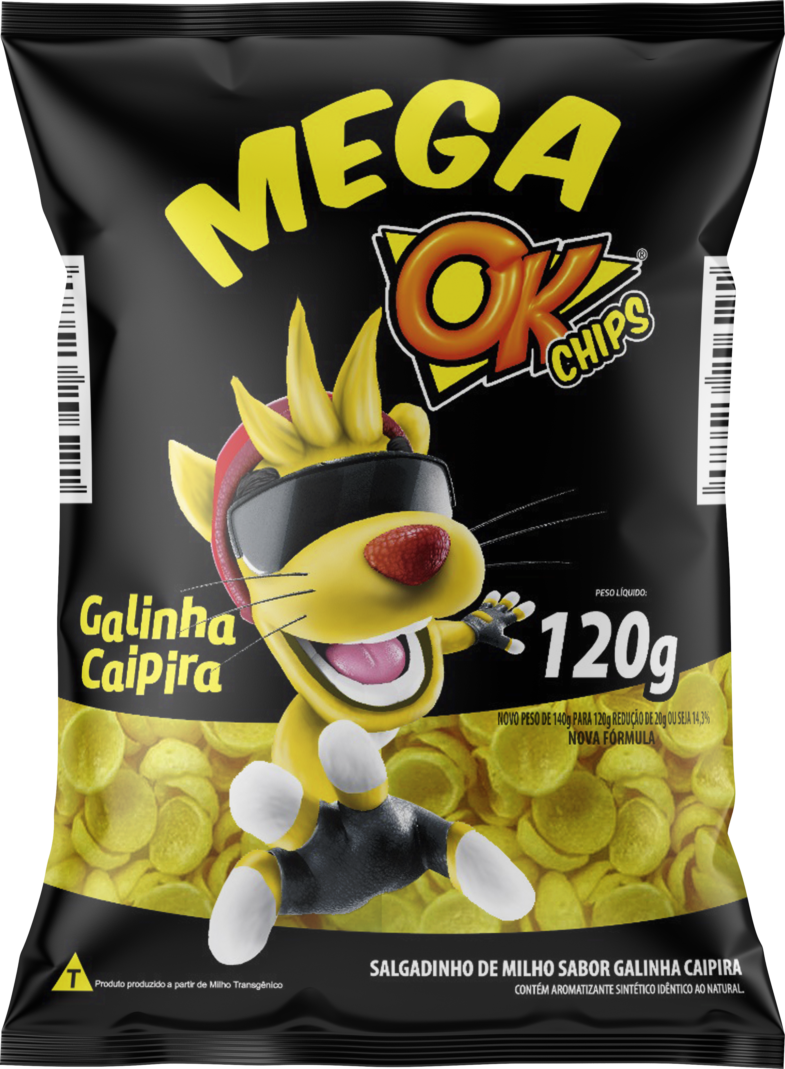 OK Chips Galinha Caipira Mega 120g (1)