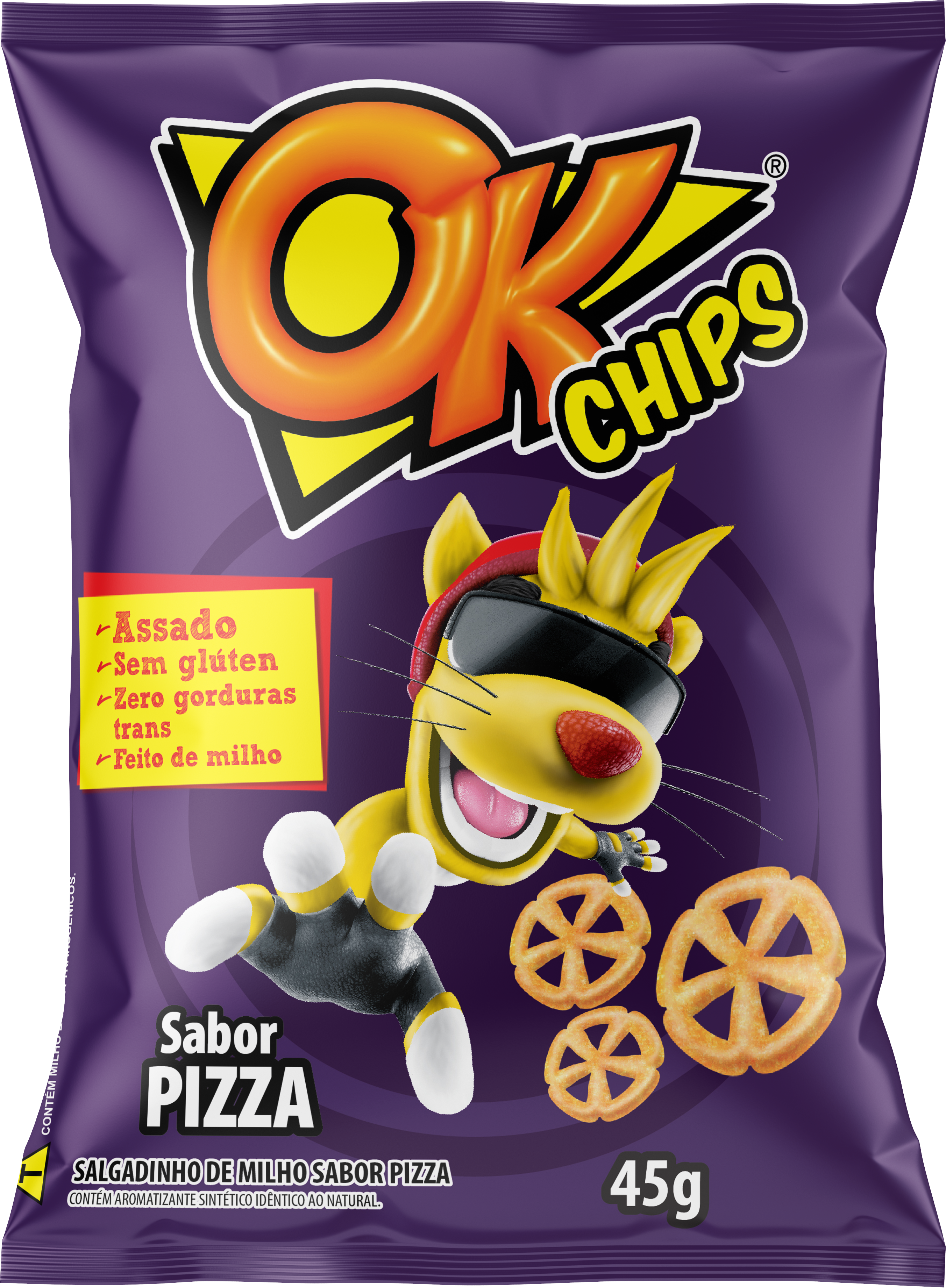 OK Chips Pizza 45g